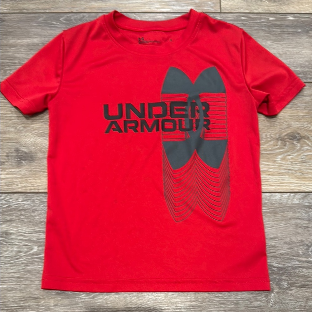 Under Armour Red Short Sleeve Performance Tee